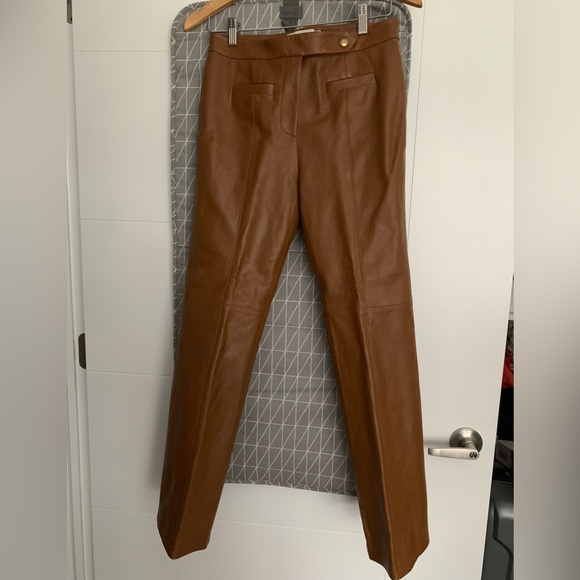 Coach Leather Pants Size 2 - Picture 4 of 6